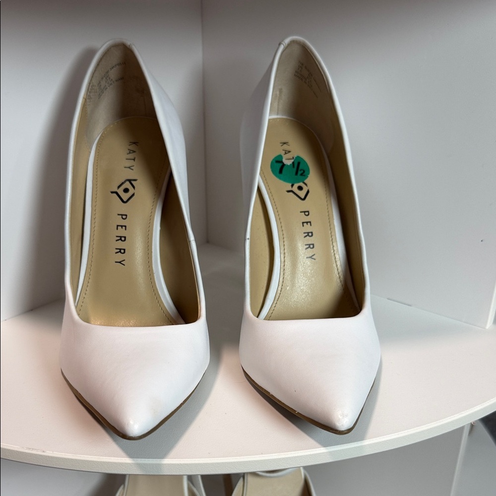 Katy Perry Collections Classic White Heels